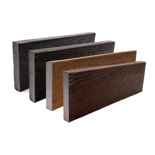 Black 5" Wide Mock Tudor Board Replica Wood External UPVC Polyeurathane Plank