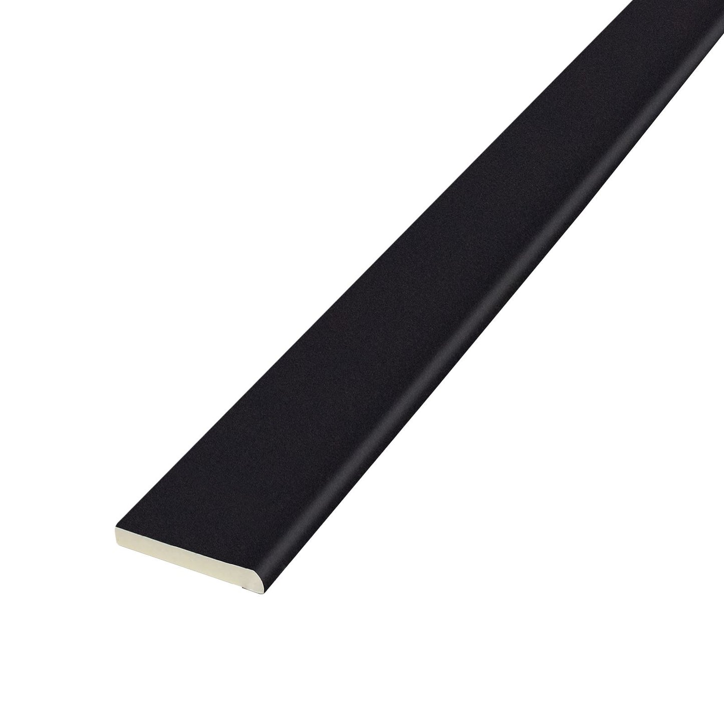 45mm Cream Agate Grey, 45mm - Pencil-Round Architrave uPVC Plastic Window Finishing Trim