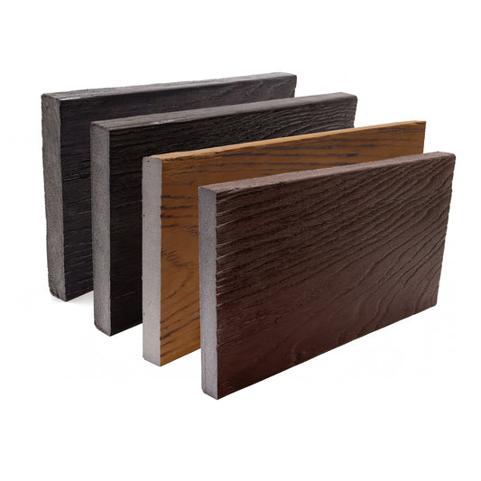 Brown 7" Wide Mock Tudor Board Replica Wood External UPVC Polyeurathane Plank