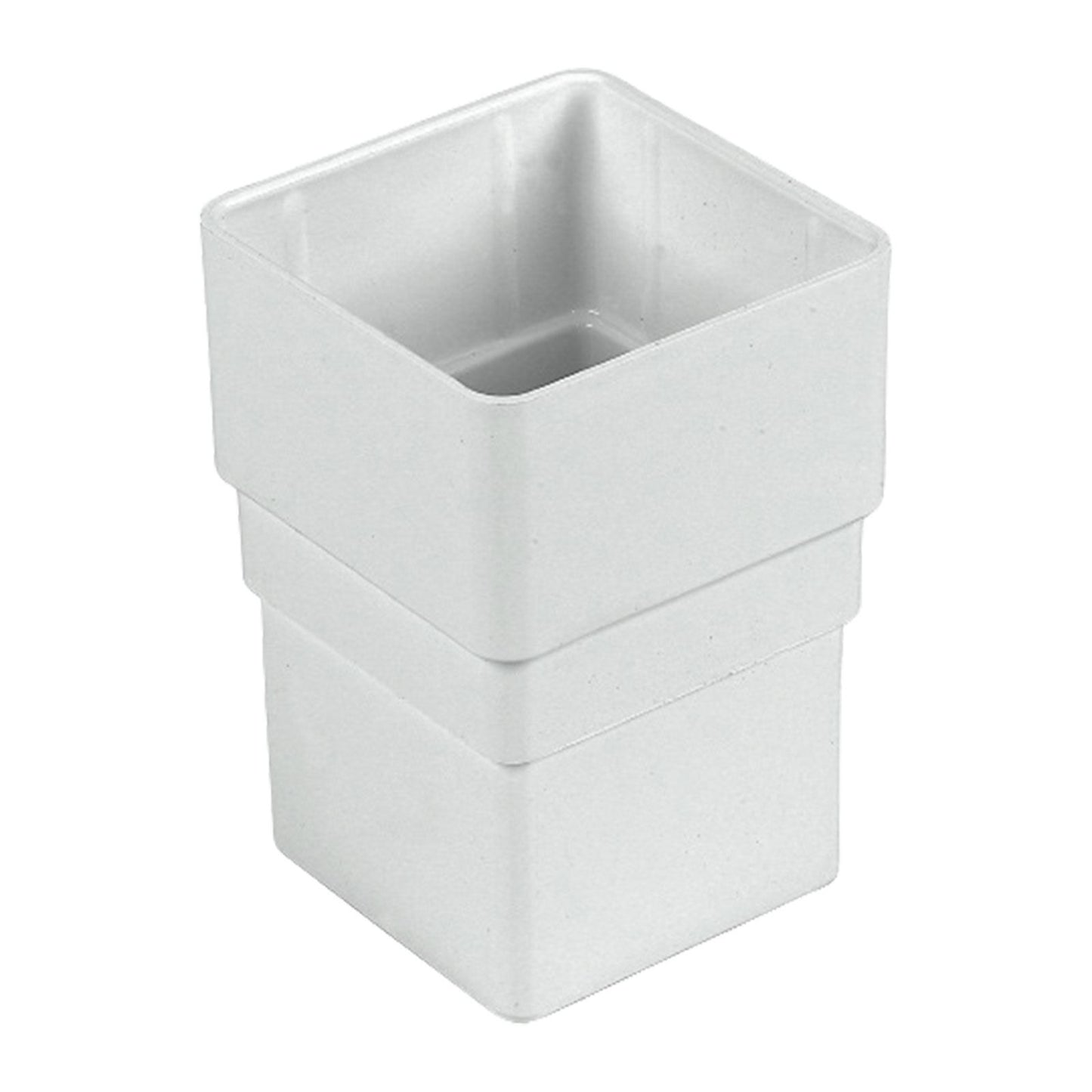 Socket (with Lugs) Black FloPlast Square downpipe Gutter Parts