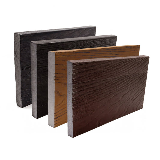 Black 8" Wide Mock Tudor Board Replica Wood External UPVC Polyeurathane Plank