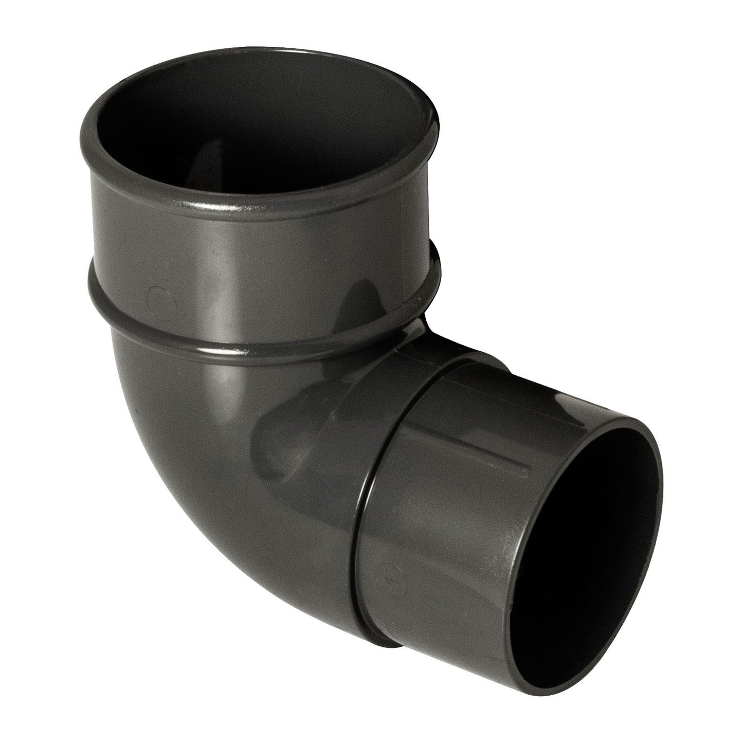 90° Bend Brown FloPlast 68mm Round Downpipe Gutter Parts
