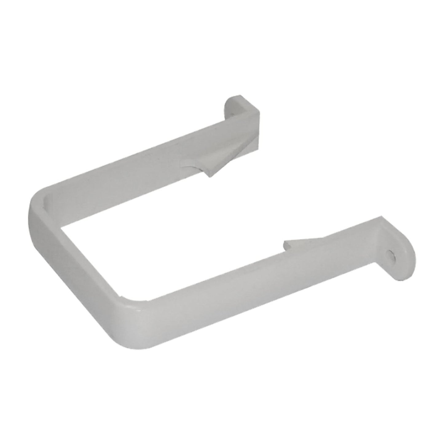Clip (Flush-Fit) Black FloPlast Square downpipe Gutter Parts