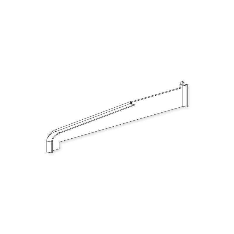Brown 90° Corner Joint for 150mm uPVC Window Cill (Pair) - White
