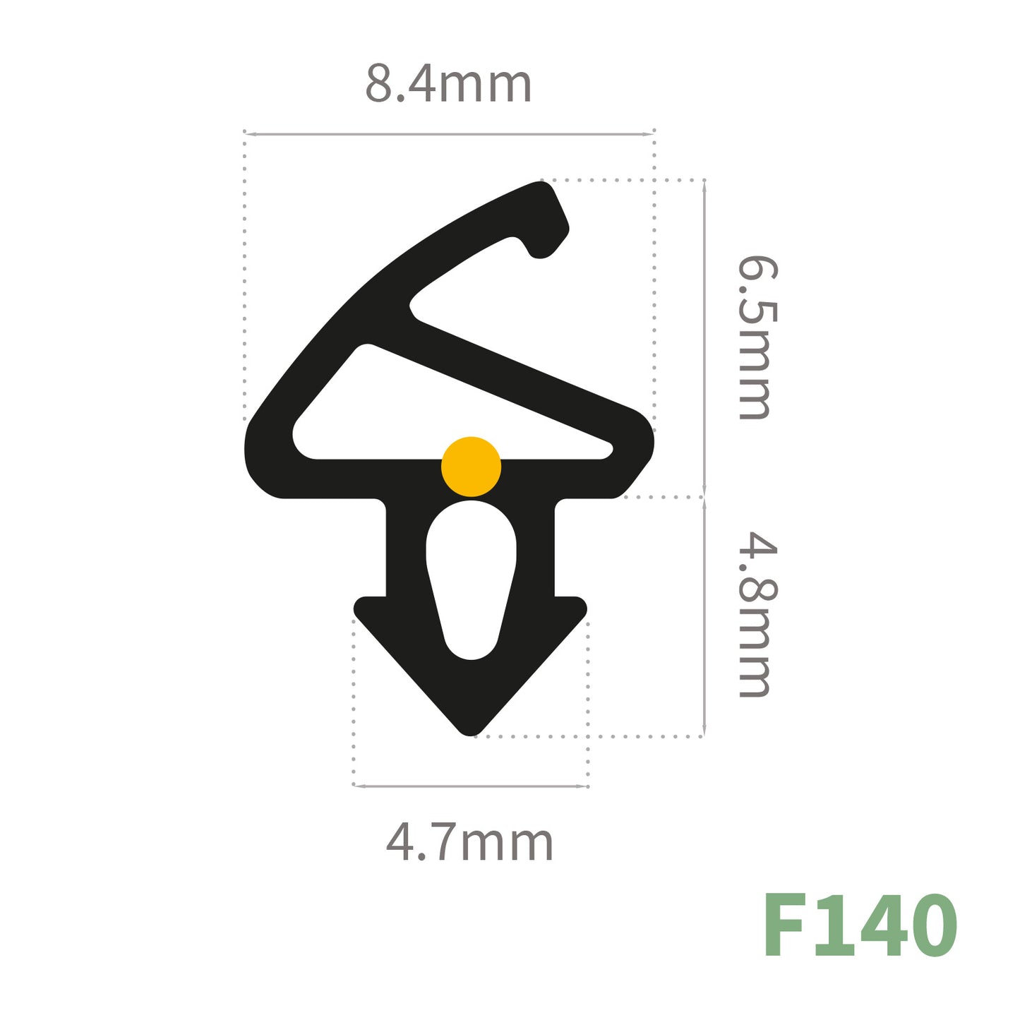 Window & Door Flipper Gasket