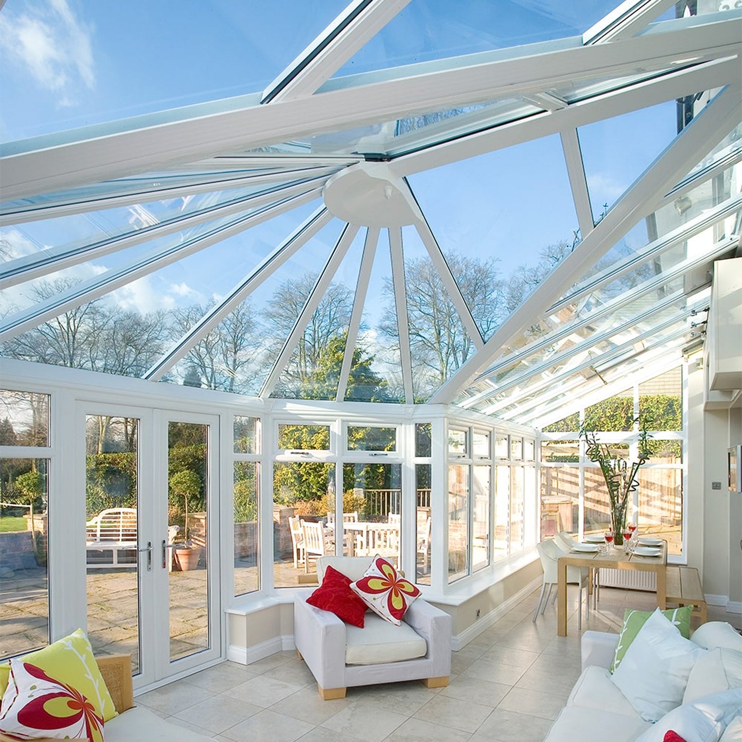 Ambi-Blue/Satin Double-Glazed Toughened Glass Unit (2.7u)