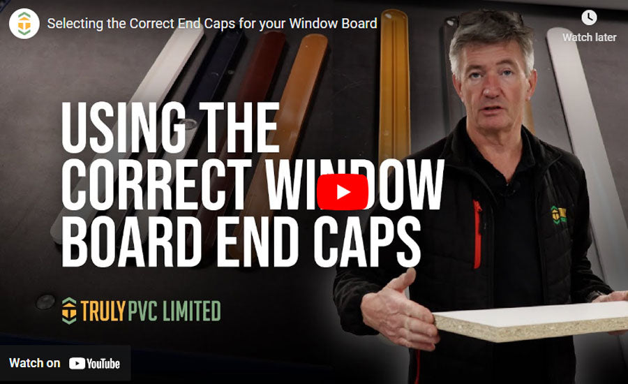Window Partition End Capping Get the Correct End Cap for Laminated Window Board – Truly PVC