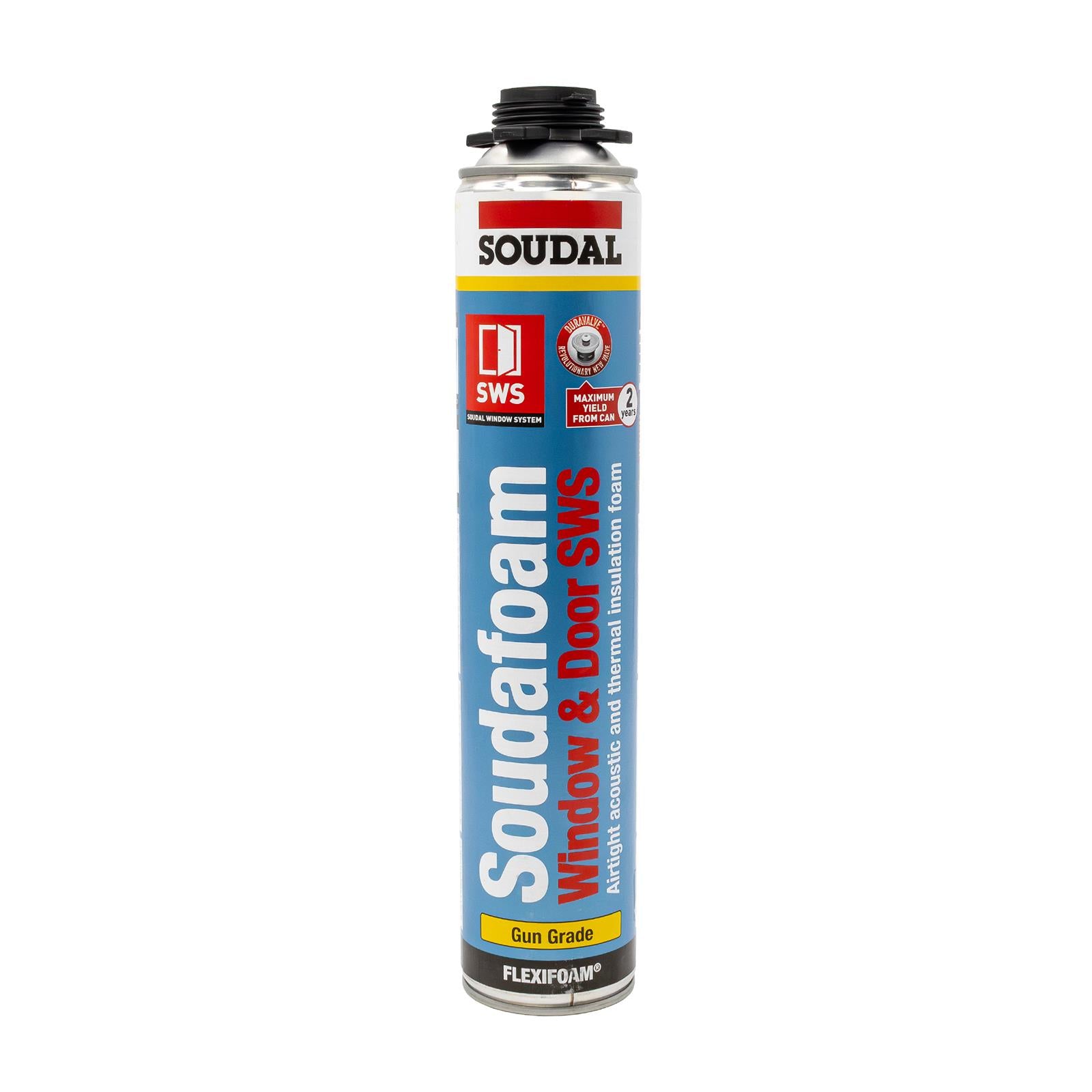 Soudal Soudafoam Window & Door SWS (Gun Grade) - Soudafoam Gun Window ...