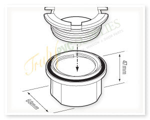 Black Hunter Uni-Fit R400 Gutter Outlet Universal Spigot