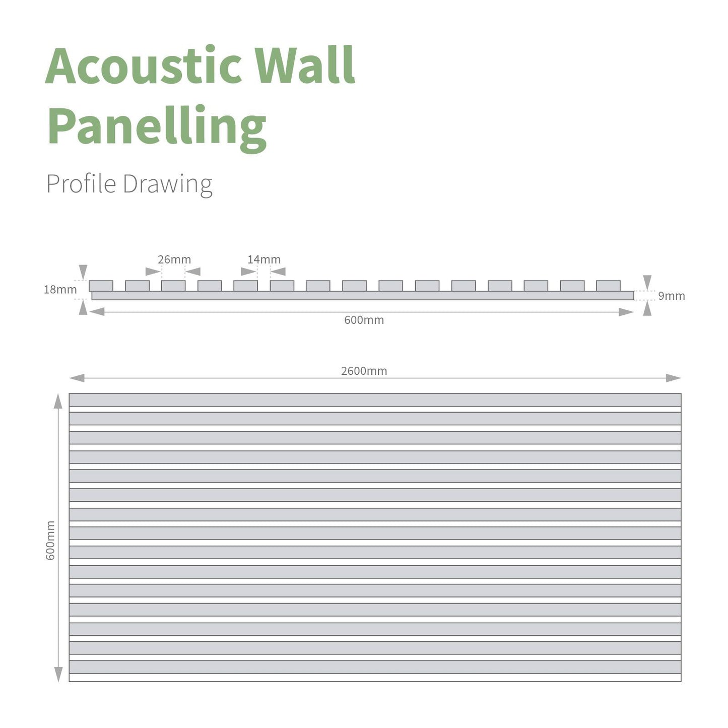 Zest Acoustic Wall Panel