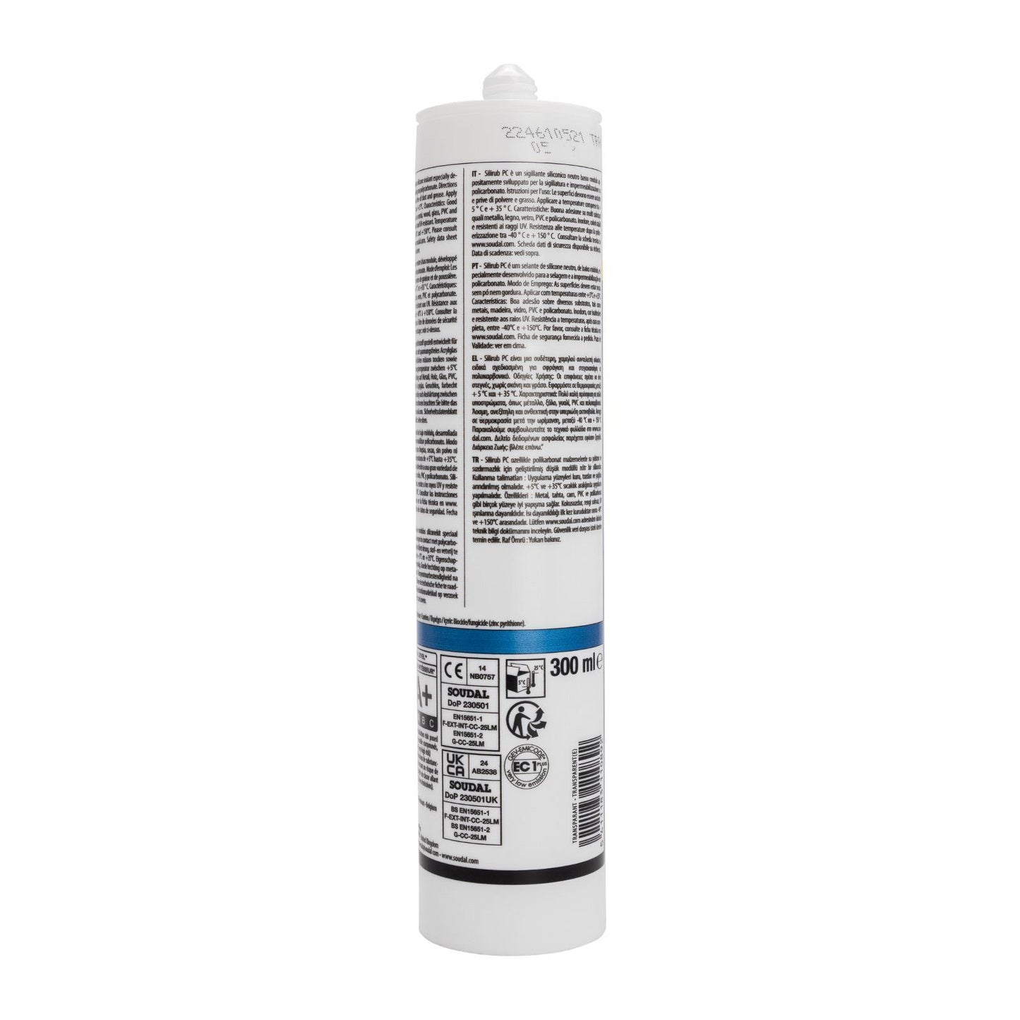 Soudal Silirub PC Polycarbonate Silicone