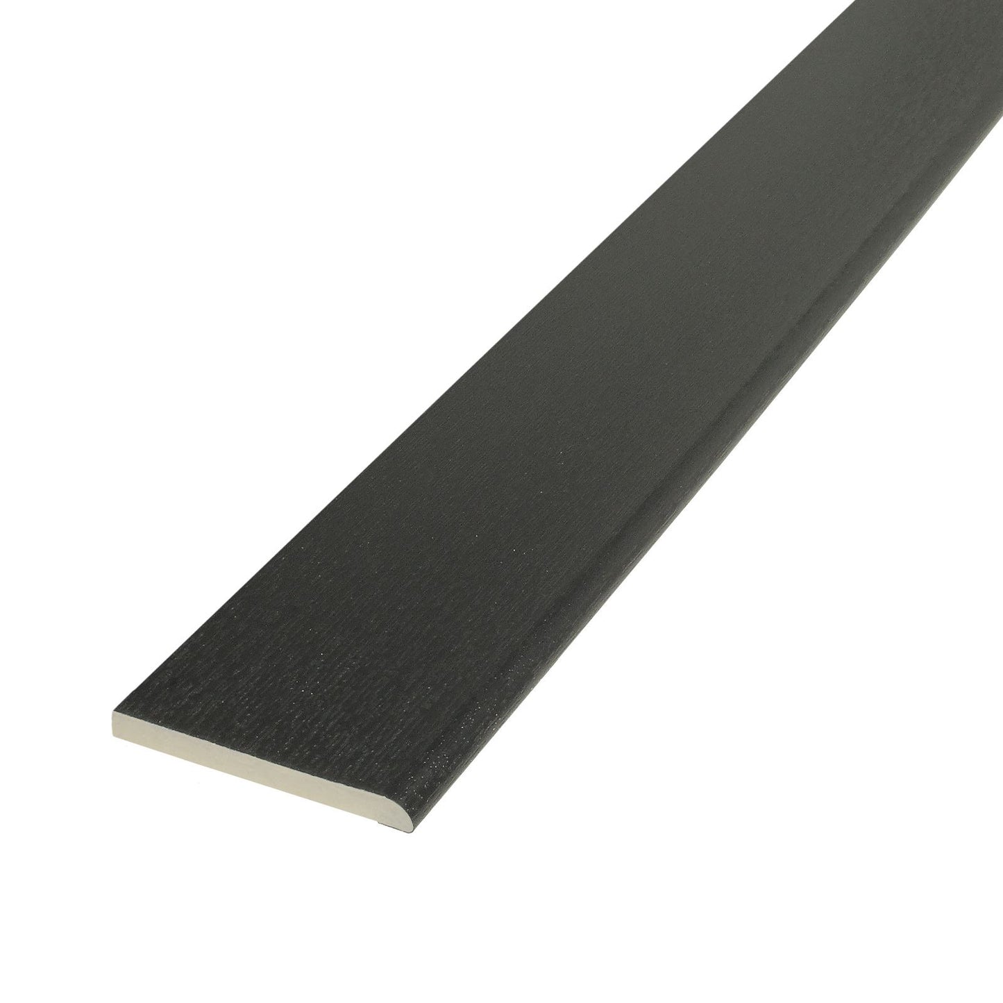 65mm Black Ash Agate Grey, 45mm - Pencil-Round Architrave uPVC Plastic Window Finishing Trim