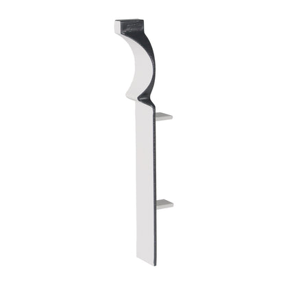 Internal Corner for 100mm Roomline Torus Plastic Skirting - White Satin Internal Corner for 100mm Roomline Torus Plastic Skirting - White Satin