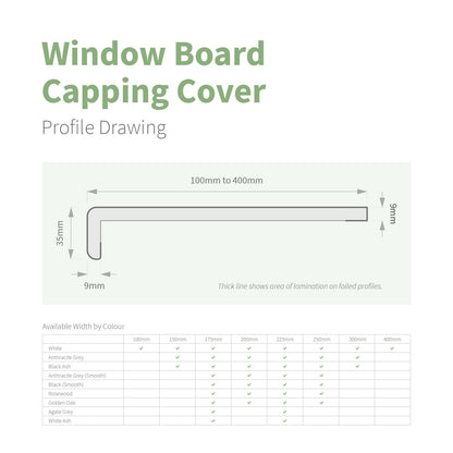 Window Board Capping Cover (2.5m)