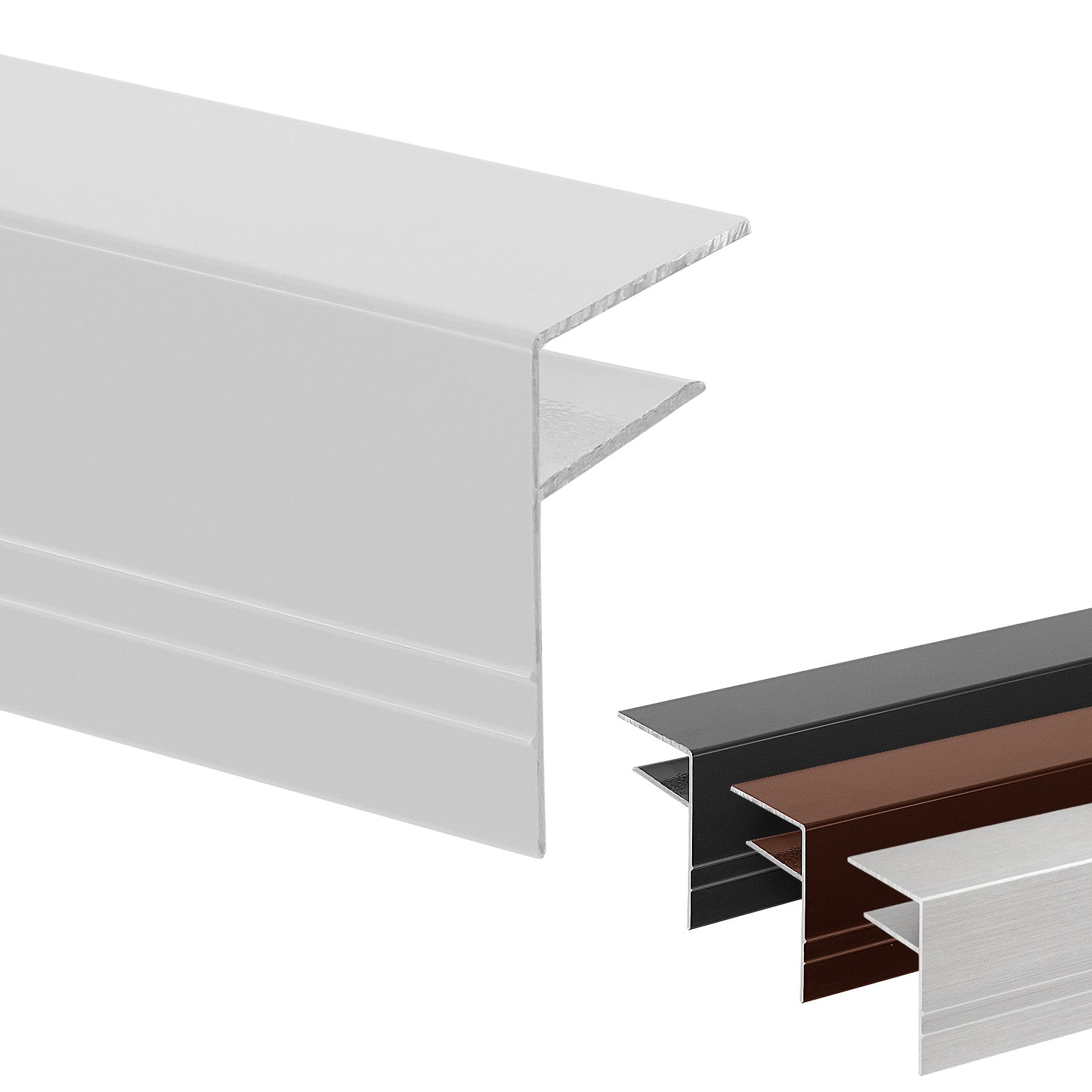 10mm Aluminium F-Section