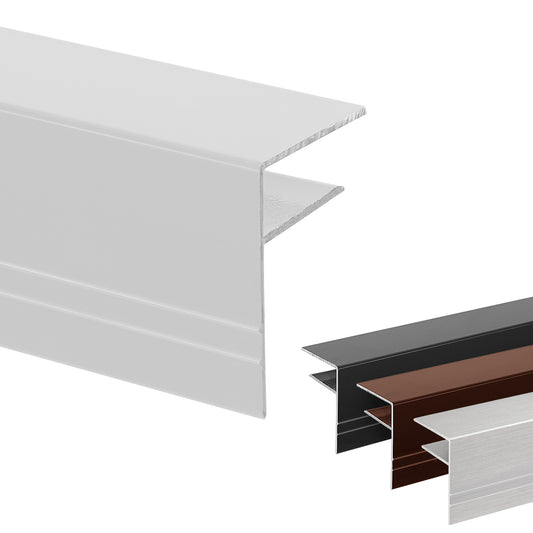 10mm Aluminium F-Section