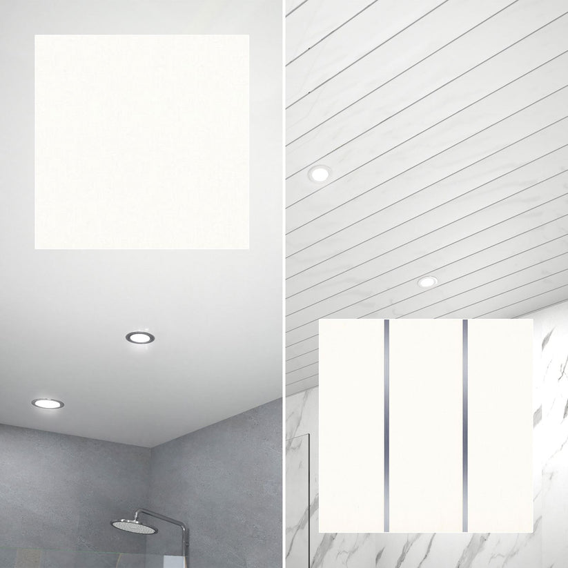 Gloss White 250mm Ceiling Panels (4 Pack) – Truly PVC