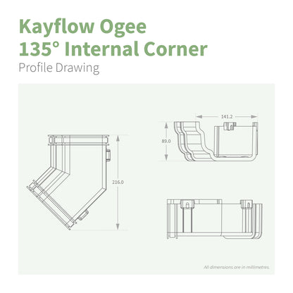Kayflow Ogee 120mm Gutter Parts