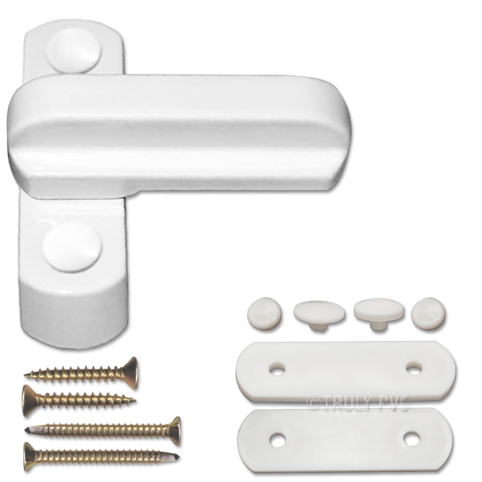 2-Pack Window Sash Jammer Locks – 165mm Aluminum Alloy, For UPVC/PVC Casement Windows – Child Safety & Ventilation Control - View #8
