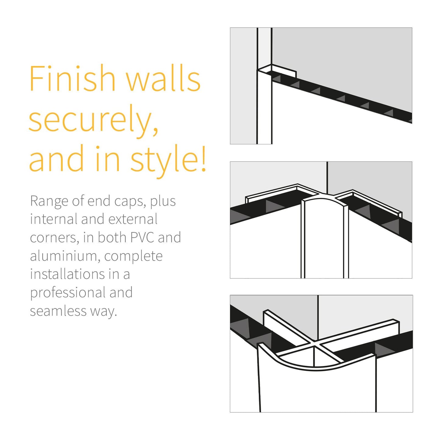 Zest 10mm Wall Panel Trims