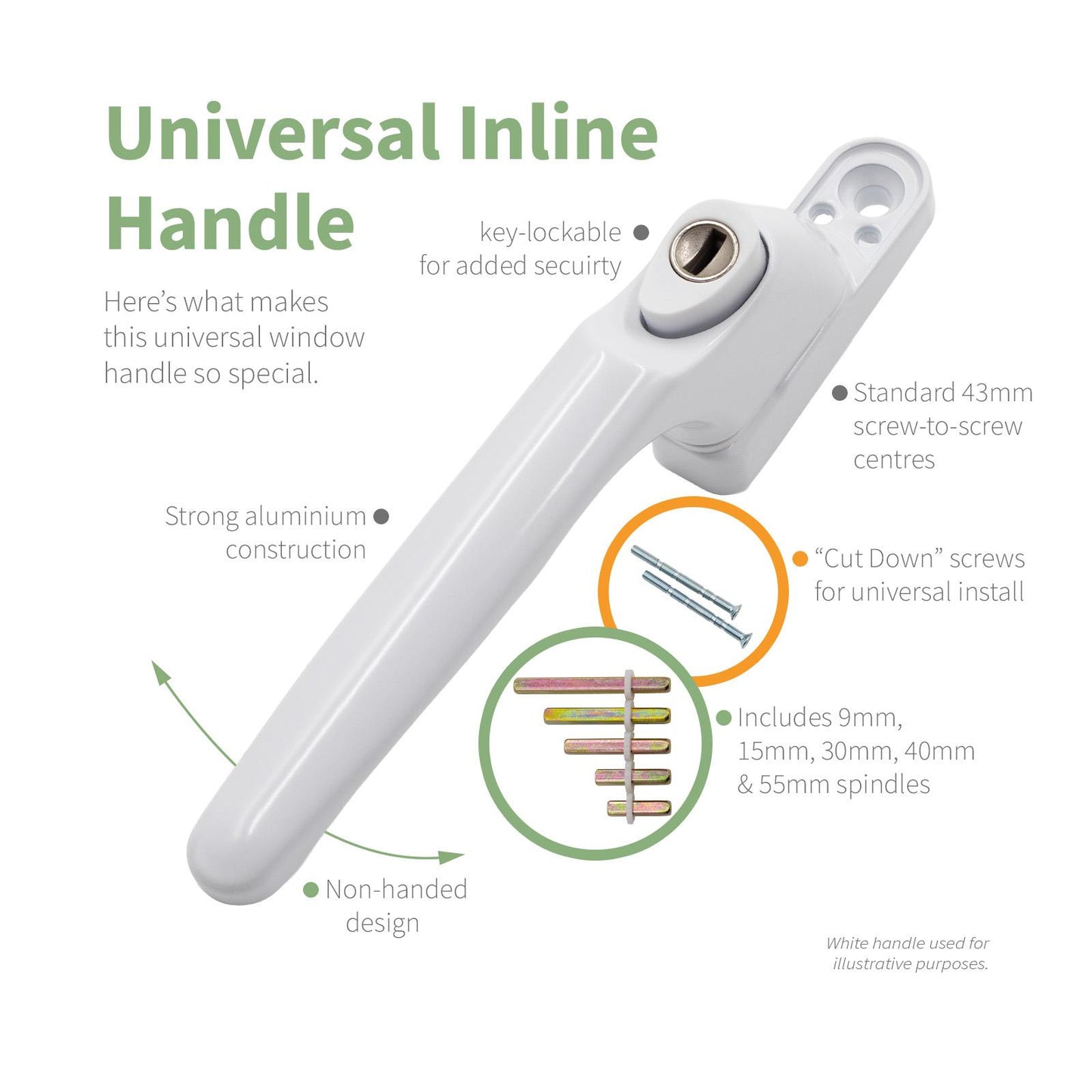 Kore Universal Espag Inline Window Handle