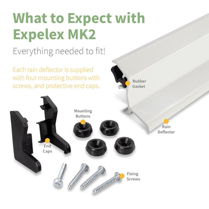 Exitex Conceal Fix Expelex MK2 Rain Deflector
