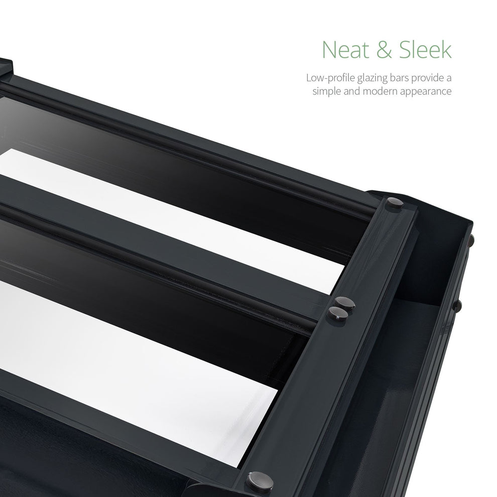 Unglazed Evolution Canopy Kit for 6mm Glass and Solid Polycarbonate ...