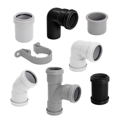 Kayflow 40mm Push-Fit Waste Water Parts