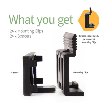 MasterLine Skirting Mounting Clip (25 Pack)