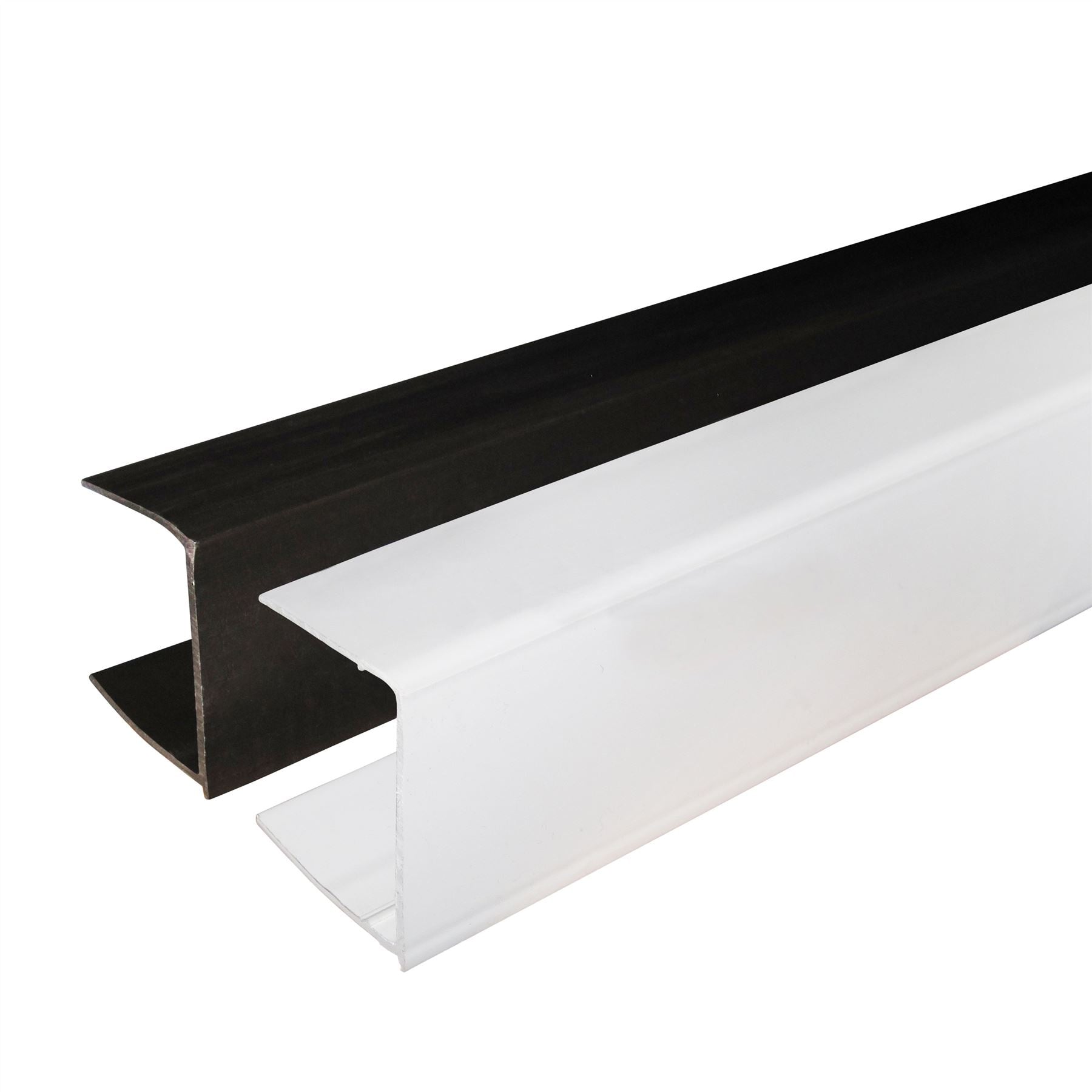 White 35mm Polycarbonate Sheet End Closure (2.1m) – Truly PVC