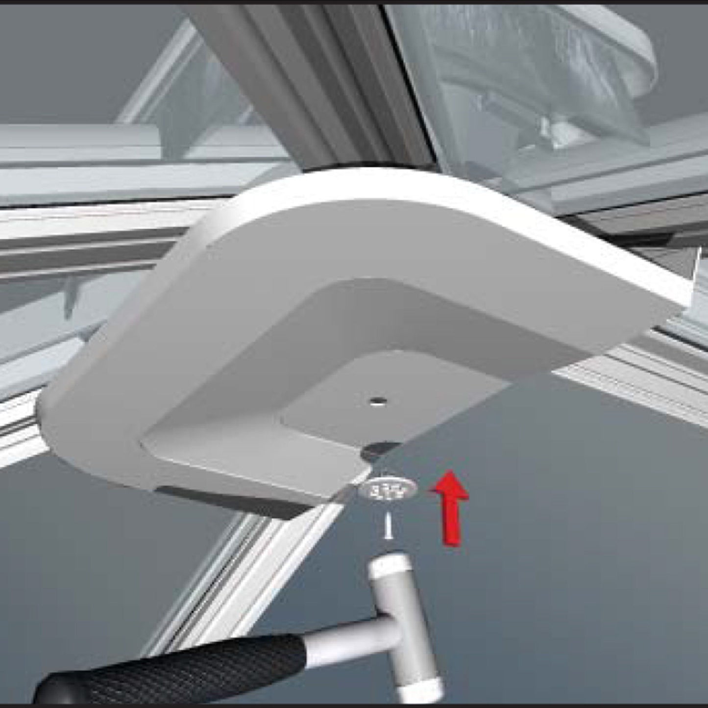 Brown Ultraframe Internal Georgian End Cover