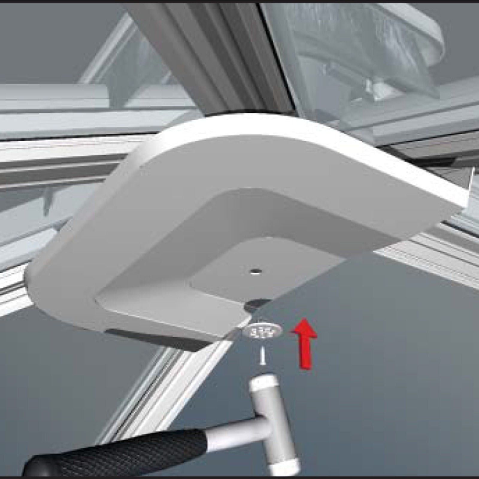 Brown Ultraframe Internal Georgian End Cover