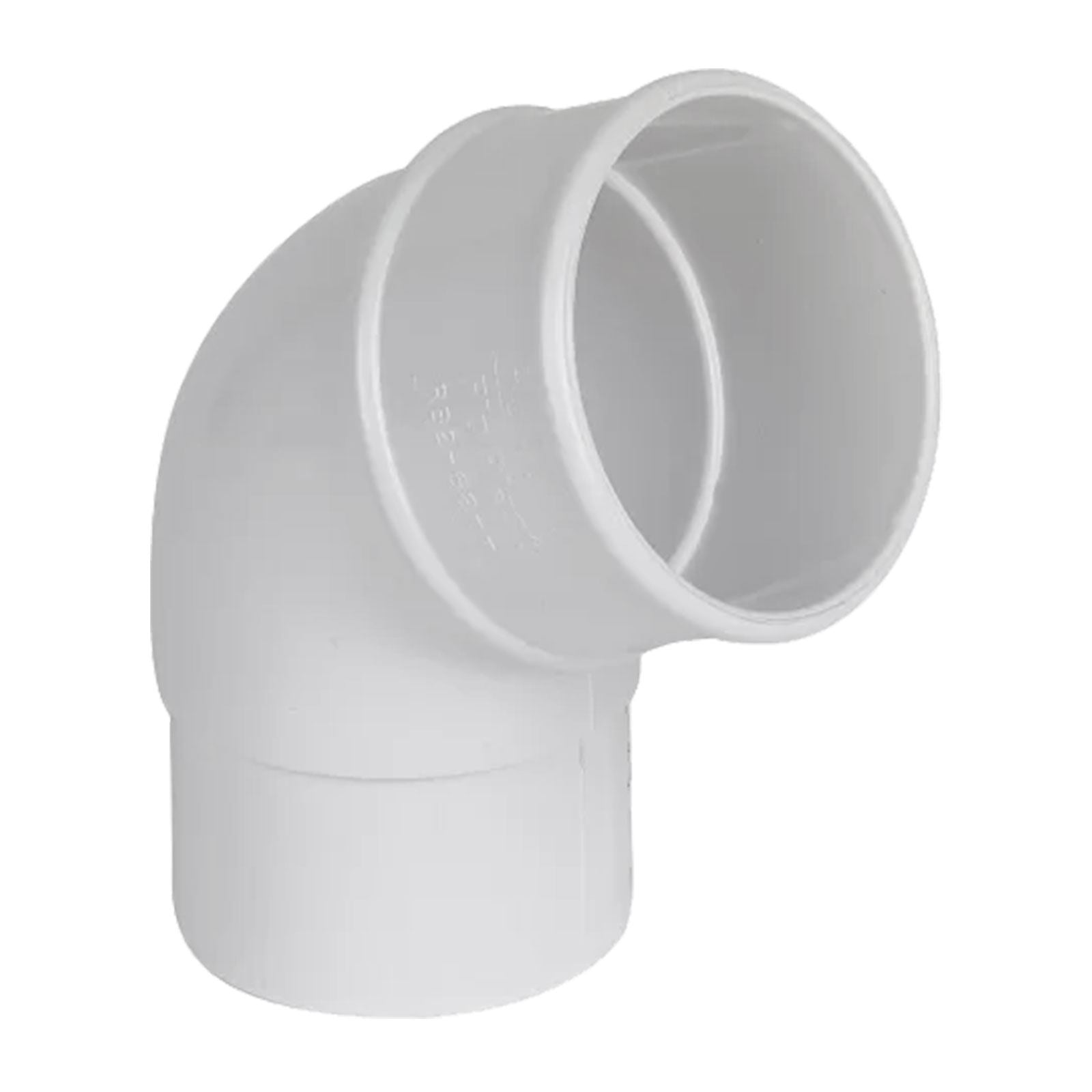 90° Bend Black FloPlast 68mm Round Downpipe Gutter Parts