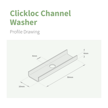 Clickloc Channel Washers (10 Pack)
