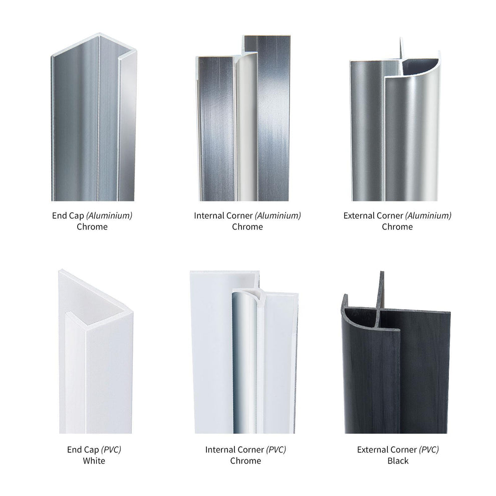 Zest 10mm Wall Panel Corner and Edge Trims – Truly PVC