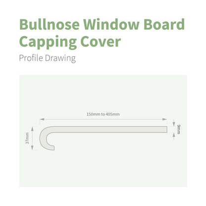 Example of Bullnose Window Board Capping Cover (2.5m)