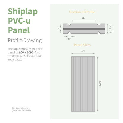 Shiplap Reinforced Door Panel