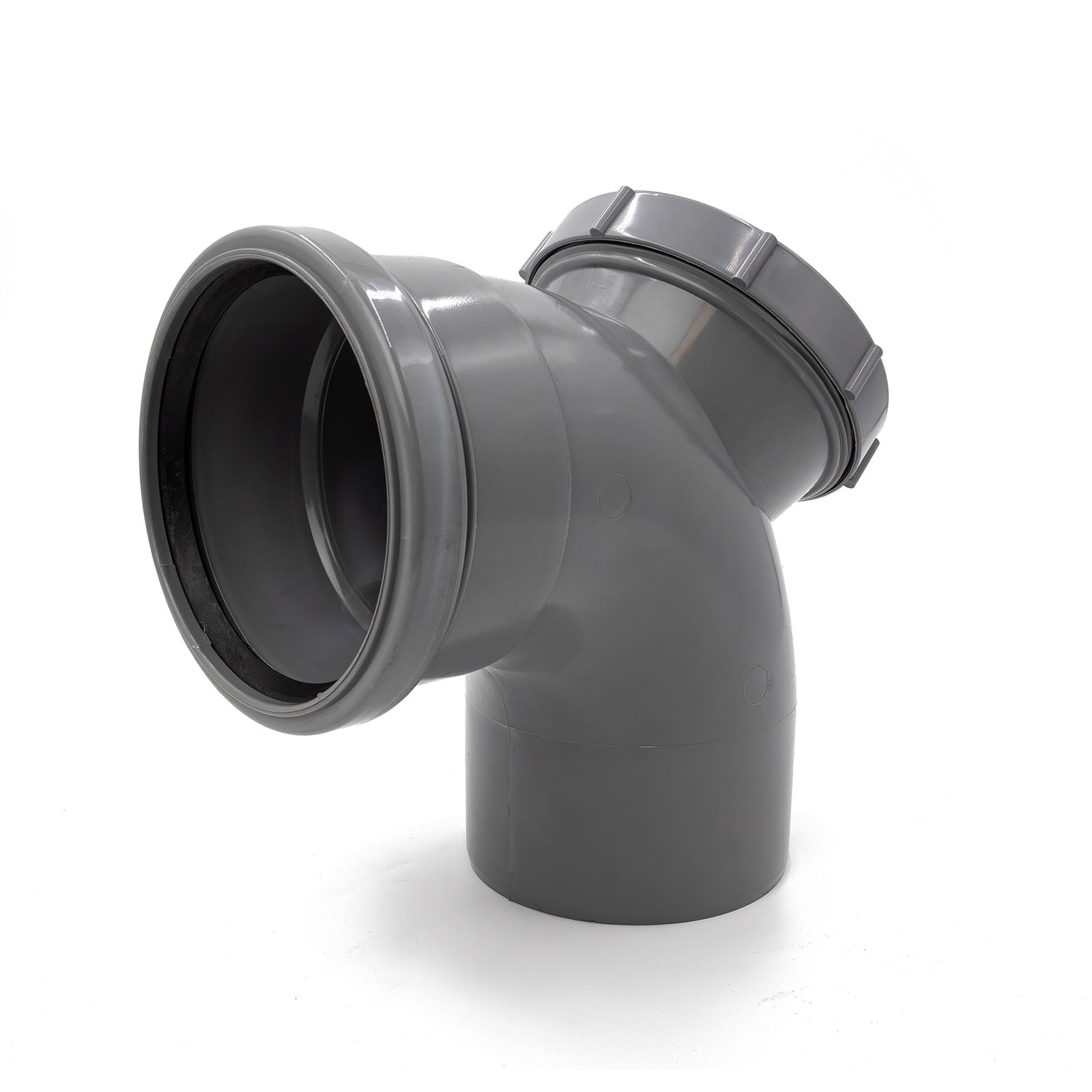 Example of 110mm Soil 90° Short Access Bend (Single Socket)