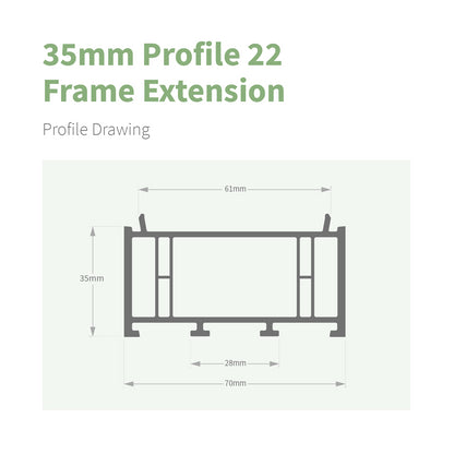 70mm Frame Extension Add-on