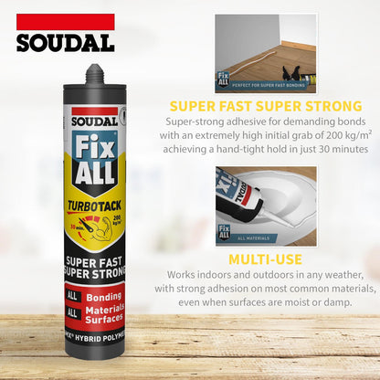 Soudal Fix ALL TurboTack Adhesive