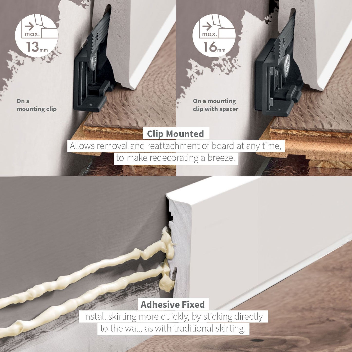 MasterLine Skirting Board Trims