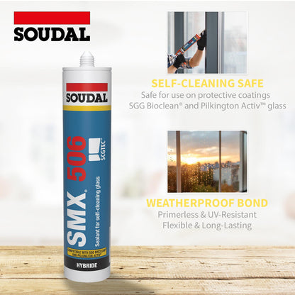 Soudal SMX 506 Self-Cleaning Glass Sealant