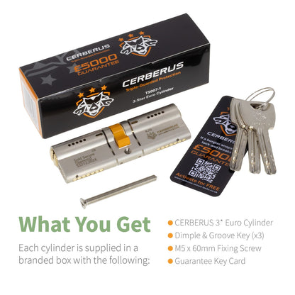 CERBERUS TS007 3* Euro Cylinder
