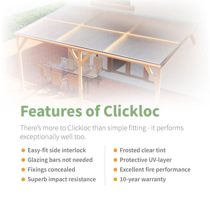 Clickloc Easy-Fit Polycarbonate Panel