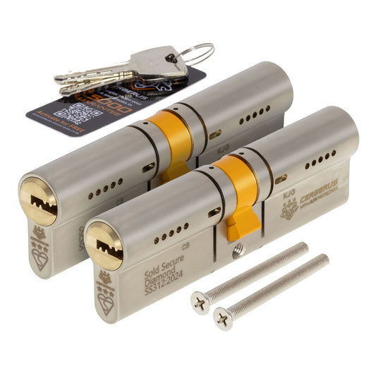 CERBERUS TS007 3* Keyed-Alike Euro Cylinders