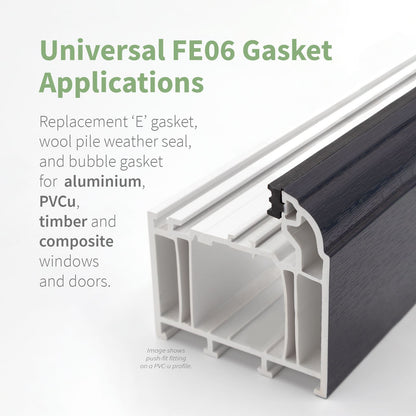 Universal FE06 Window & Door Gasket Seal