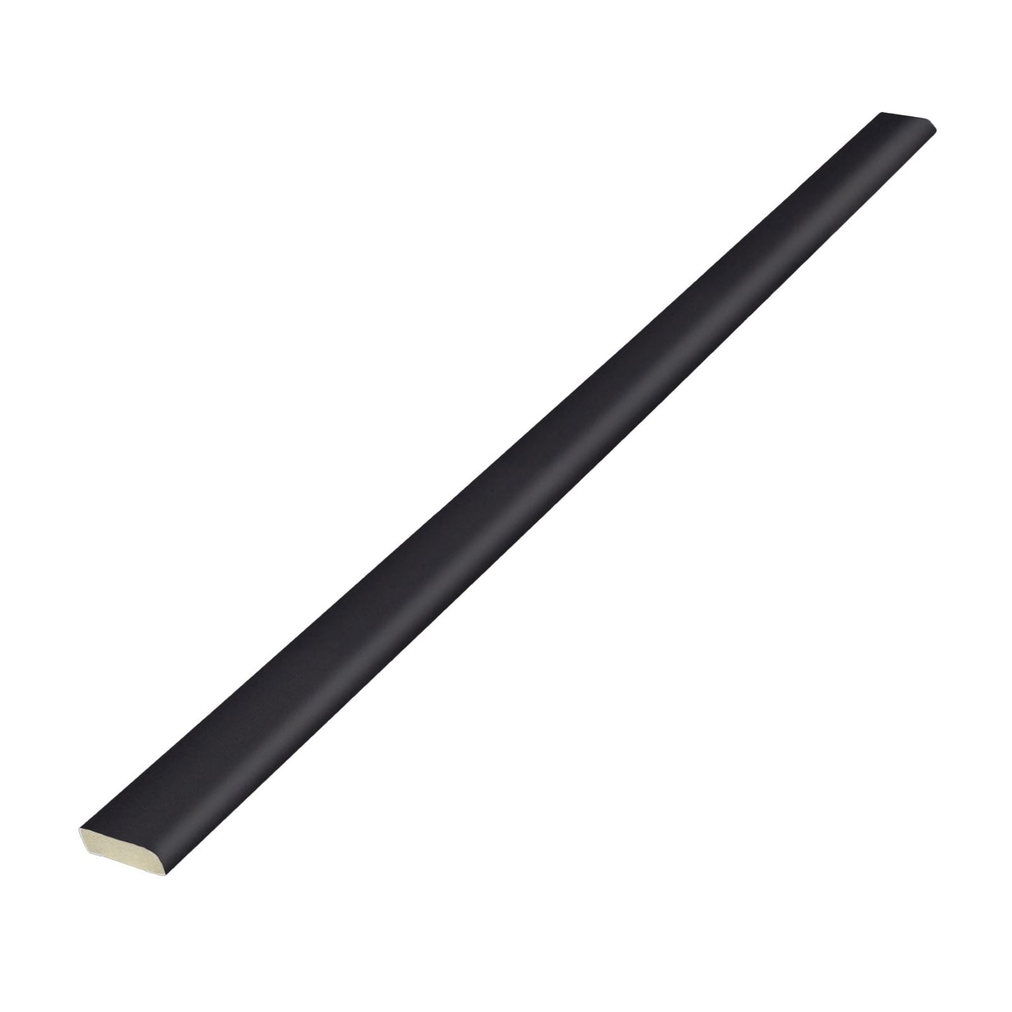 30mm Black Ash Cloaking Fillet uPVC Plastic Architrave Window Door Architrave Trim - 20mm, Agate Grey