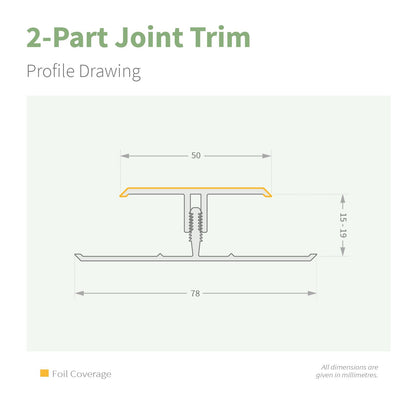 NatureClad Cladding 2-Part Joint Trim