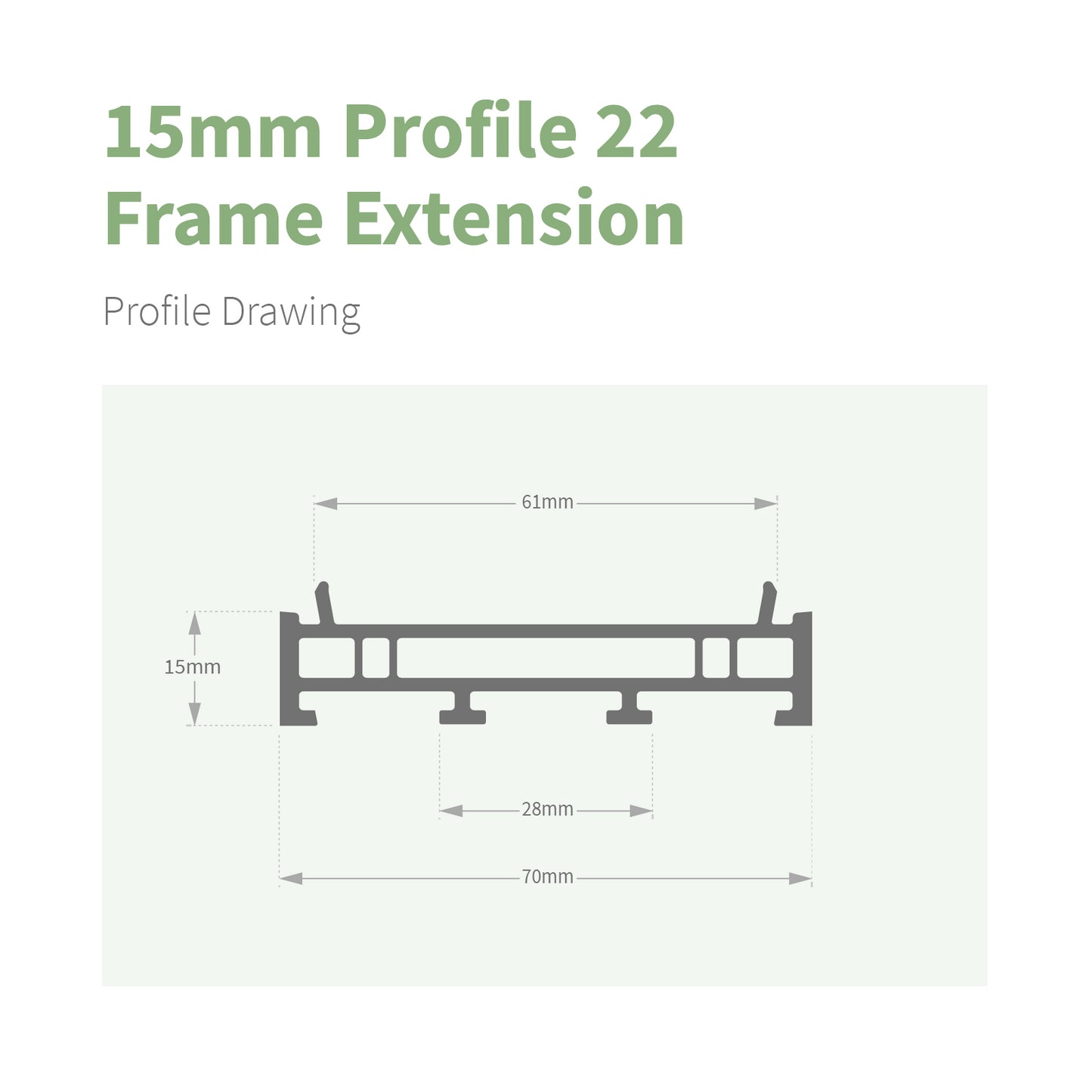 70mm Frame Extension Add-on