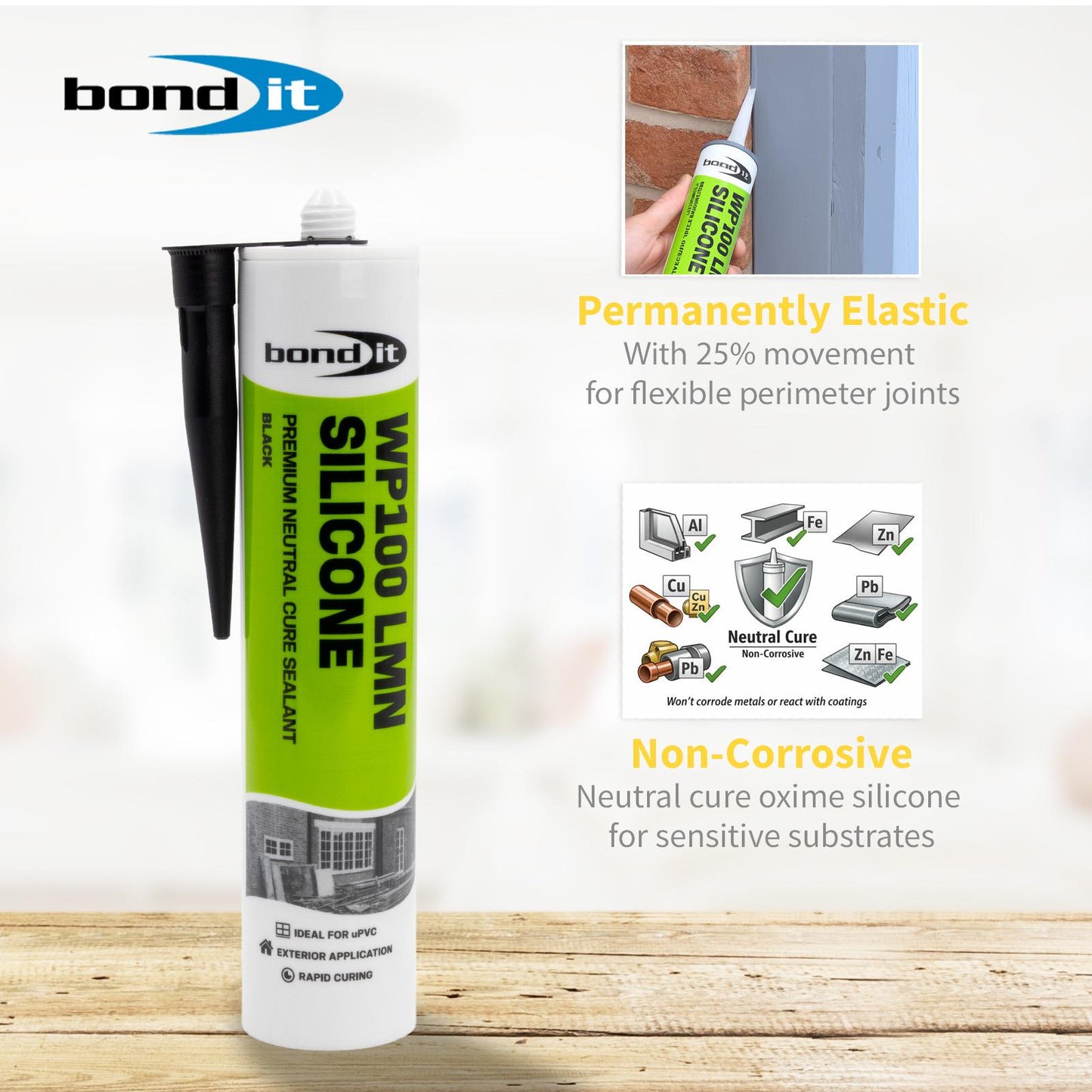 Bond-It WP100 Neutral Cure Silicone Sealant